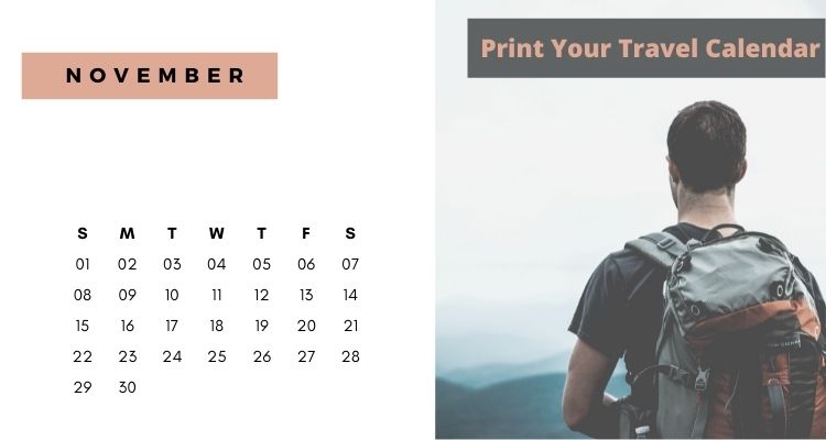 Print Your Travel Calendar